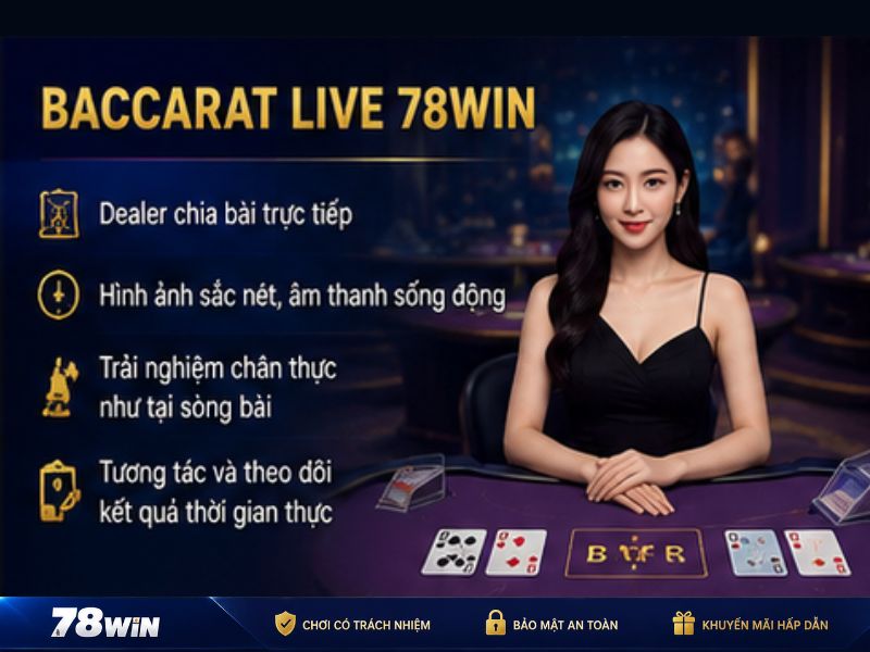 Baccarat Live 78Win Có Gì Khác