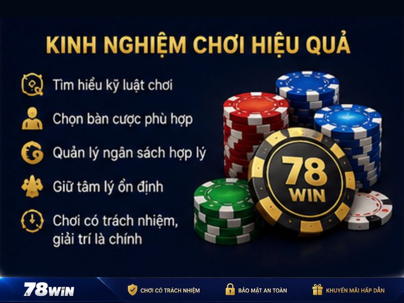 Kinh Nghiệm Chơi Baccarat 78Win